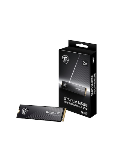 Msı Spatium M560 1 Tb 10300/8700mb/s Pcıe Gen5.0 Nvme M.2 Ssd Adad6msı0025