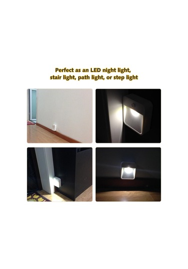 Youmex 3'lü Led Sensörlü Zemin Lambası, 0.3w, 100 Algılama Açısı, 30 Saniye Süre, Abs+pc Malzeme Diğer