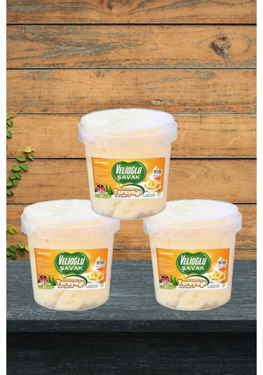Velioğlu Şavak Köy Tereyağı Tuzlu 3 x 1 KG