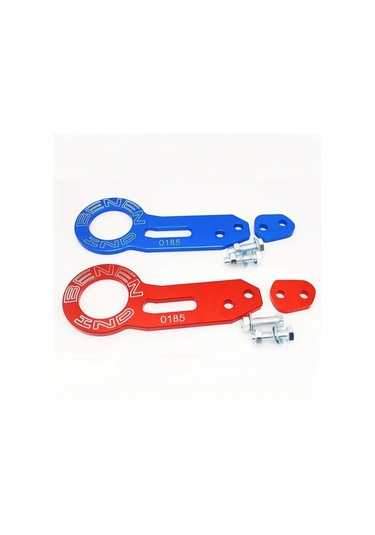 Xuweiwei Jdm Racing Siyah Aluminyum Alaşım Arka Çekme Kancası Modifiye Ben Araç Römork Kancası