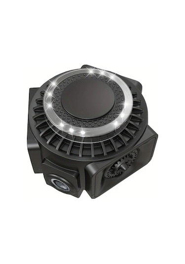 Motion003 Cappsu Siyah Ses Dalgası Teknolojili Kemirgen Kovucu Usb Yüksek Frekanslı 3 Hoparlör Hareket Sensörü Led Işıkları Plastik Kasa