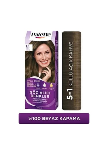 Palette Göz Alıcı Renkler 5-1 Küllü Açık Kahve