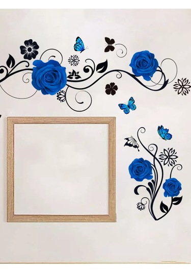 Sticker Store Mutfak Dekorasyonu İçin Duvar Çıkartması 187838836 Mavi