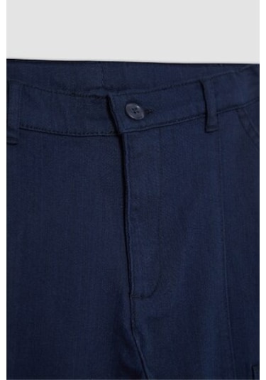 Defacto Erkek Çocuk Kargo Fit Standart Paça Twill Pantolon A4936a823wnnv256 Lacivert Defacto Erkek Çocuk Kargo Fit Standart Paça Twill Pantolon A4936a823wnnv256 Lacivert