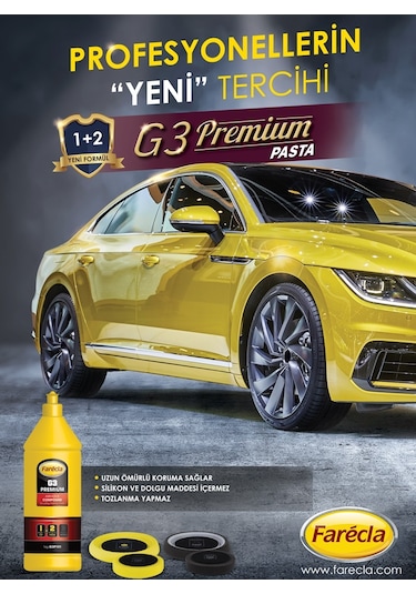 Farecla G3 Premium Pasta 1 L ve Gmc624 Gmf624 Sünger Seti