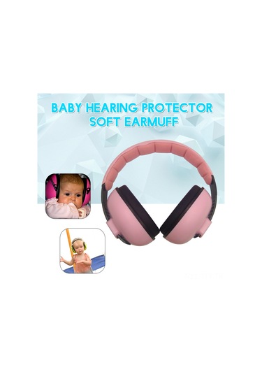 Dianziye 6 Ay-3 Yaş Bebek Ve Çocuk Gürültü Engelleyici Kulaklık, 21db Gürültü Redüksiyonu, Uyku Ve Etkinliklerde İşitme Koruması, Ayarlanabilir Bant, Katlanabilir, Yumuşak Sprey, Pembe, Bm-3 Modeli