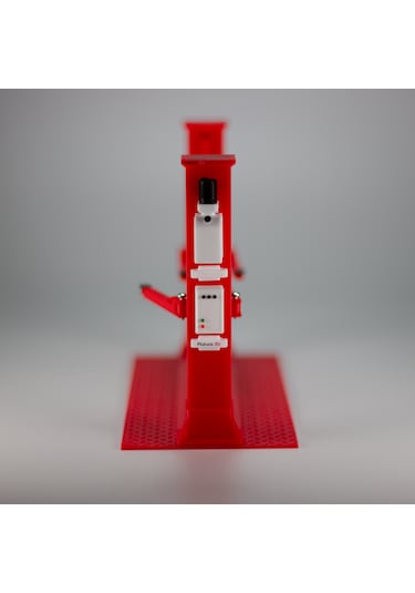 1/24 Ölçek V Hareketli Diorama Lifti, Diorama Aksesuarı, Kırmızı