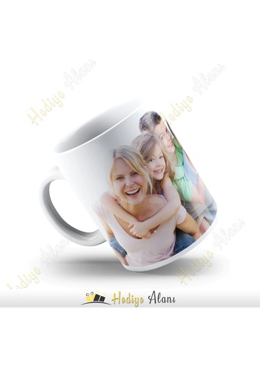 Kişiye Özel Resimli Fotoğraflı Yazılı Baskılı Sihirli Kupa Bardak