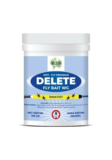 Belsav Delete Suda Eriyen Granül Haşere Öldürücü 100 G