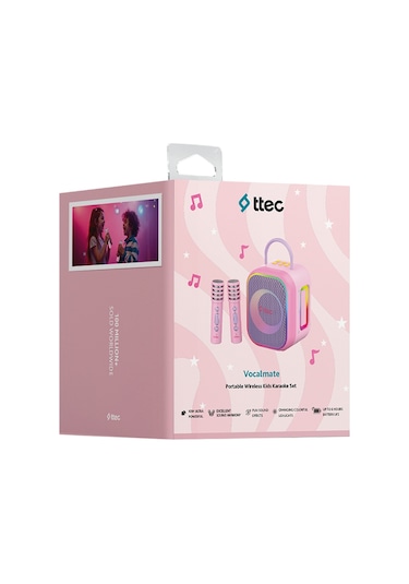 Ttec Vocalmate Taşınabilir Kablosuz Çocuk Karaoke Seti - 2bh18