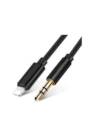 Apple Uyumlu İphone Aux Kablosu Lightning To 3.5mm Jack Çevirici Dönüştürücü Beyaz Bluetooth Gerektirmez