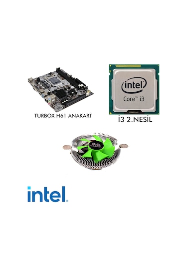I3 2.Nesil Işlemci/H61 Anakart/Bundle Set/