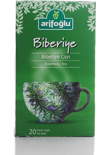Arifoğlu Biberiye Bitki Süzen Poşet Çay 20'li