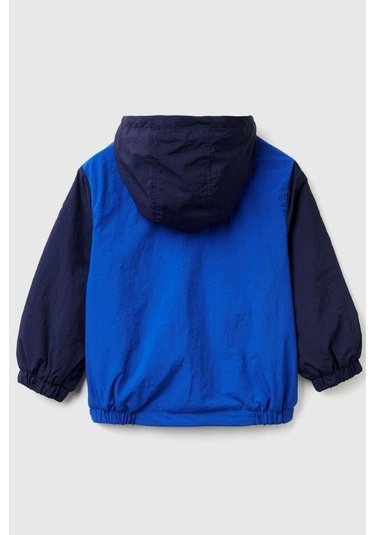 United Colors Of Benetton Erkek Bebek 2ıgggn03x-25k Yağmurluk Mavi-2107 Mavi