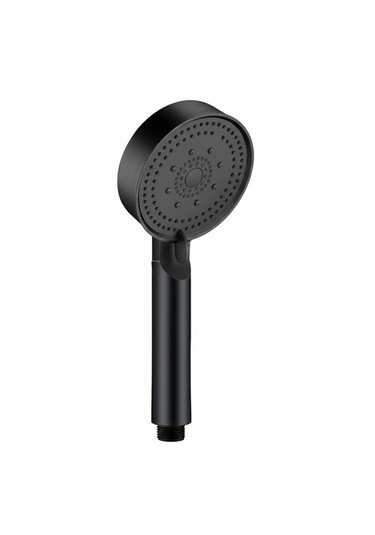 Karizma Renk Detay Siyah - Ayarlanabilir 5 Fonksiyonlu - Turbo Basınçlı - Ultra Lüks El Duş Başlığı Siyah
