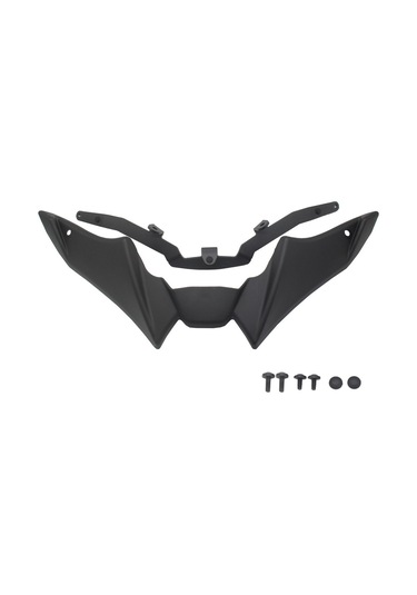 Wezone Yamaha Mt-09 İçin Siyah Abs+demir Ön Spoiler Kanat Seti - Motosiklet Modifikasyon Aksesuarı