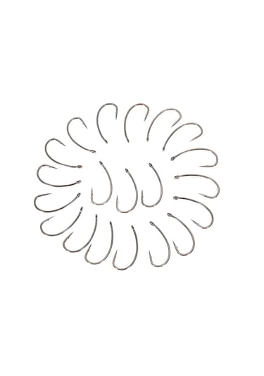 Jeehugo 20 Adet Karbon Çelik 4 Numara Eğik Saplı Balık İğnesi - Dışarıda Balık Tutmak İçin Ideal