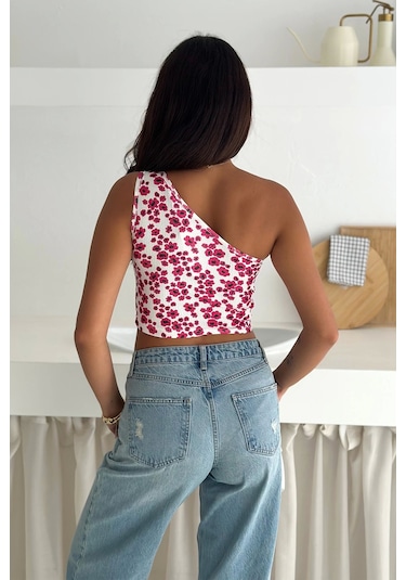 Asprin Fashion Tek Omuz Atlet Fuşya FUŞYA