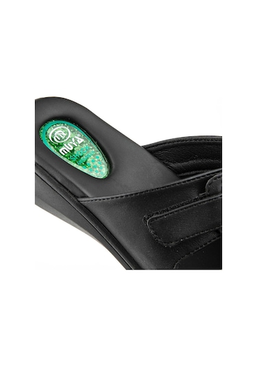 Muya Orthopedix Nigero Anatomik Kemik Çıkıntısı Hallux Ve Topuk Dikeni Jel Pedli Kadın Terlik 32214 001