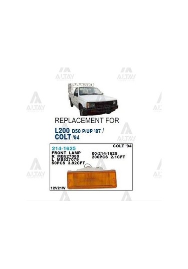 DEPO 2141625RAE Tampon Sinyal Lambası Sağ-(Mitsubishi: L200 87-98)