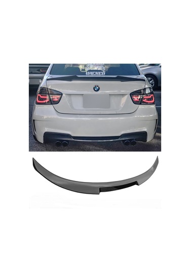 bmw e90 2006-3.seri plastik boyasız m4 yarasa spoiler-spoyler