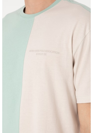 U.s. Polo Assn. Erkek Su Yeşili Tişört 50306903-vr048 Su Yesılı