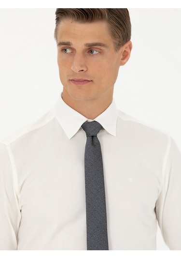 Cacharel Beyaz Slim Fit Uzun Kollu Klasik Gömlek 15841036