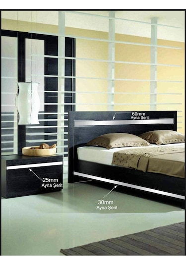 Eym Sibu Aynalı Pleksi Şerit Mobilya Süsü 40 MM x 2800 MM