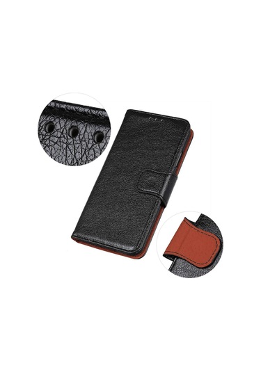 İphone Uyumlu 16 Pro Kılıfı Nappa Dokulu Bölünmüş Deri Düşmeye Karşı Darbeye Dayanıklı Telefon Kılıfı