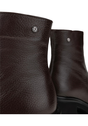 Tamer Tanca Kadın Hakiki Deri Kahverengi Casual Bot 33 52000 Bn Bot Sk24-25 Kahve Fltr Kahve