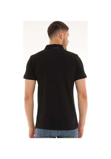 T8582 Dewberry Erkek T-shırt-siyah Siyah