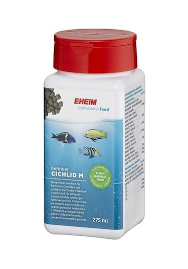 Eheim Cichlid Herbivorous Medium Ganules 275Ml / 120G