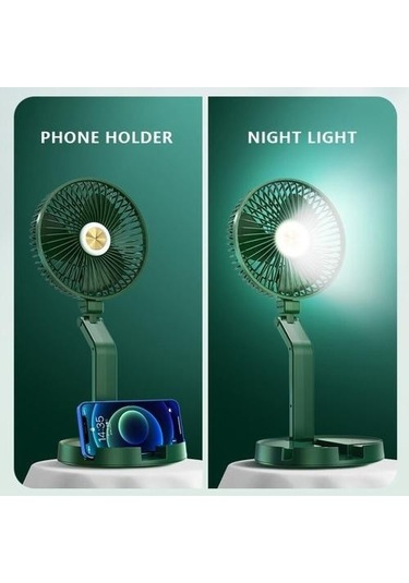 Mini Taşınabilir Fan Soğutucu Vantilatör Ed8vbx Yeşil