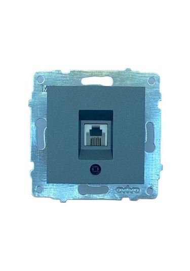 5 Adet Ovivo Grano Füme Numeris Telefon Prizi Çerçevesizdir 5