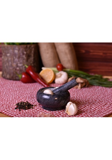 Morlero - Mermer Havan Siyah