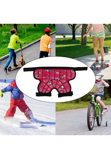 Suntek Çocuklar Için Yastıklı Kalça Koruyucu Kırmızı Kırmızı