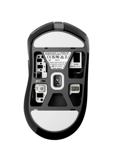 X3 Lhd Crazylight Jet Black Size 1 Mini 8k Hz Xs-1 Sensör Kablosuz Gaming Mouse Px3lcl101 Diğer