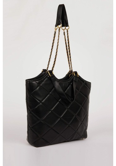 Defacto Kadın Suni Deri El Çantası D4674axnsbk27 Siyah