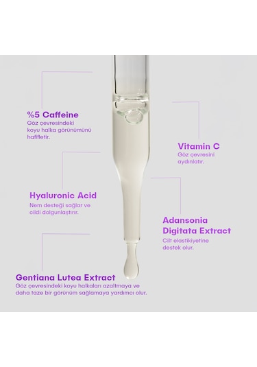 She Vec Göz Altındaki Halkalar &Torbalanmalarda Etkisi Kanıtlanmış Antioksidan Formül 30 ML