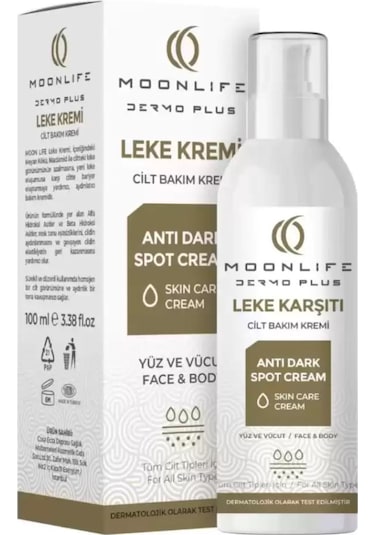 Moon Life Dermo Plus Leke Karşıtı Cilt Bakım Kremi 100ml