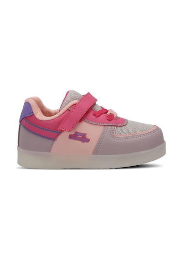 Slazenger PERLE Çocuk Cırt Cırtlı Pembe / Mor Sneaker