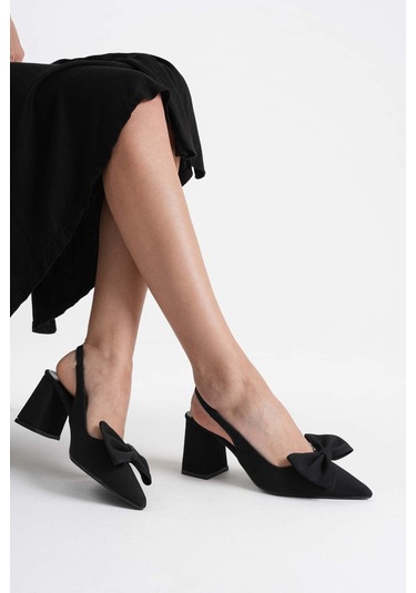 Candy Siyah Kadın Topuklu Ayakkabı Muhtelif