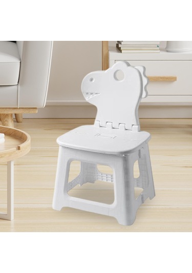 Suntek Katlanır Basamaklı Tabure Kompakt Ayak Taburesi Dinozor