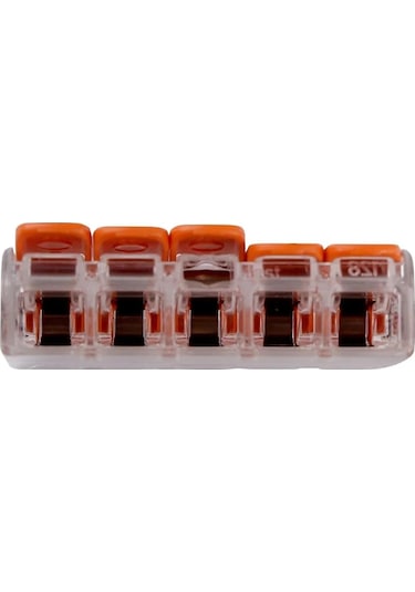 Wago Çok Amaçlı Konnektör 5x4mm 50ad Wag221415