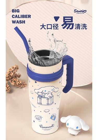 Big Mac Yalıtımlı Bardak Büyük Kapasiteli Su Bardağı 1200 Ml Mor - Pembe