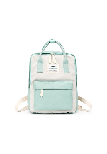 Moveevo 2022 Japon Ve Kore Üniversite Tarzı Su Geçirmez Naylon Sırt Çantası, Gri Ve Pembe Renk Seçenekleriyle Çok Renkli