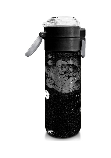 Coral High 500 Ml Paslanmaz Çelik Okul Termosu/suluk/matara - Erkek Çocuk - Siyah Basketbol Desenli - Sızdırma Yapmaz Çok Renkli