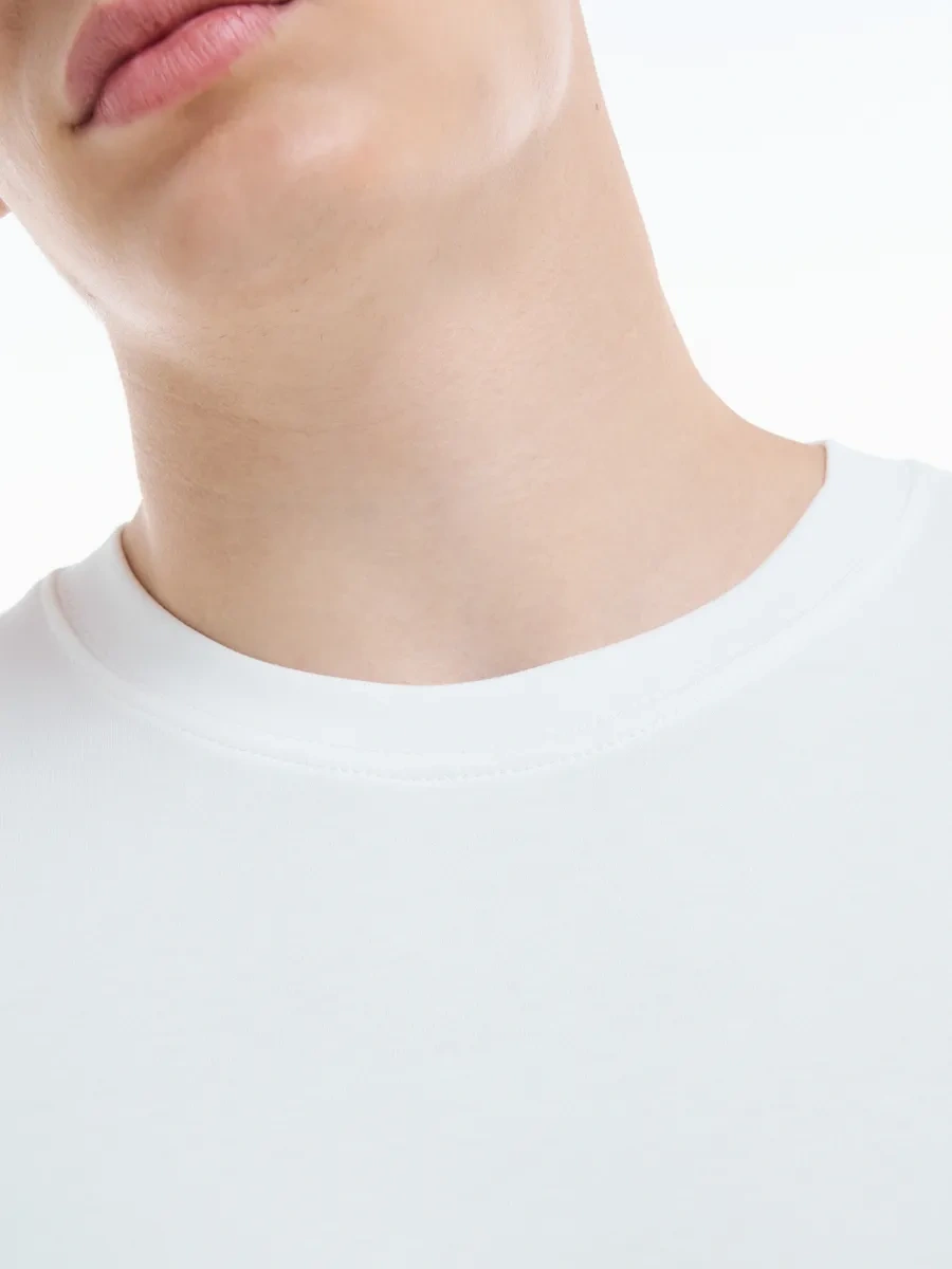 Tvoe Pamuklu Oversize Uzun Kollu 462771320 Beyaz