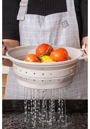 Emsan Soft Katlanabilir Orta Süzgeç Gri