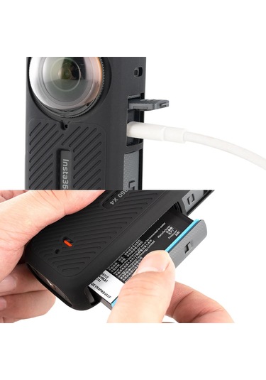 Teknoroket Insta360 X4 Silikon Kılıf , Lens Cap , Ekran Koruyucu